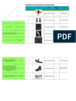 Equipamentos de segurança e mobiliário para COG