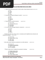 Year Wise Previous Ecet Bits: (APECET-2015)