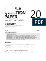 Isucceed Sample Question Paper 20 Chemistry 12