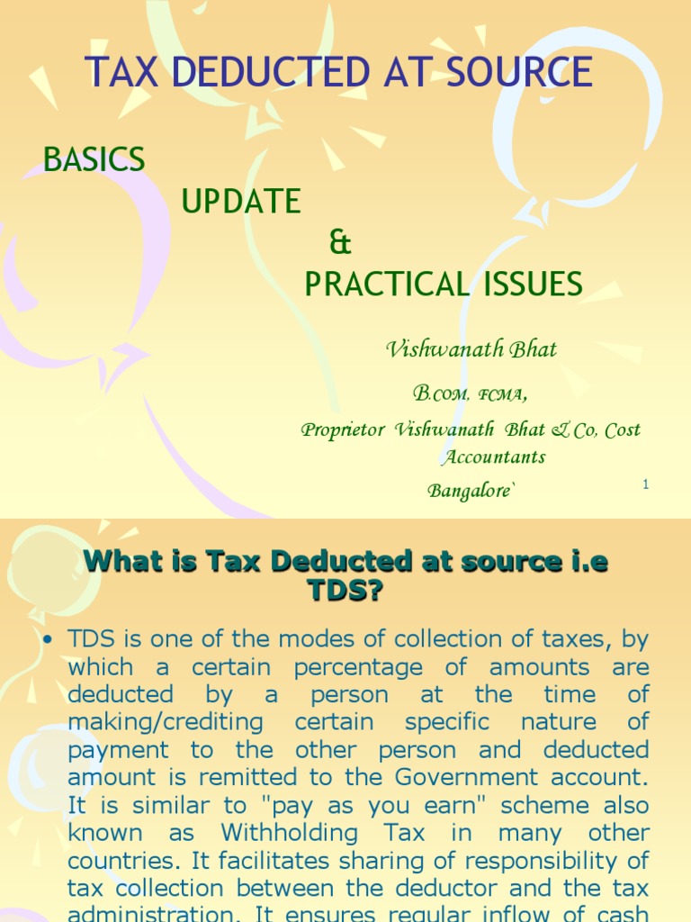 TDS Tedious | PDF | Income Tax In India | Tax Deduction
