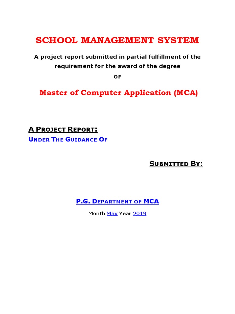 School Management System | PDF