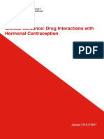 FSRH Ceu Clinical Guidance Drug Interactions With Hormonal Contraception 2017