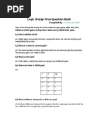 Logic Design Viva Question Bank: Compiled by