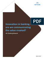 Innovation in Banking - Ir NETWORK - Final .April2017