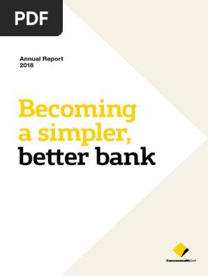 Cba Annual Report 2018 Pdf Corporate Governance Regulatory