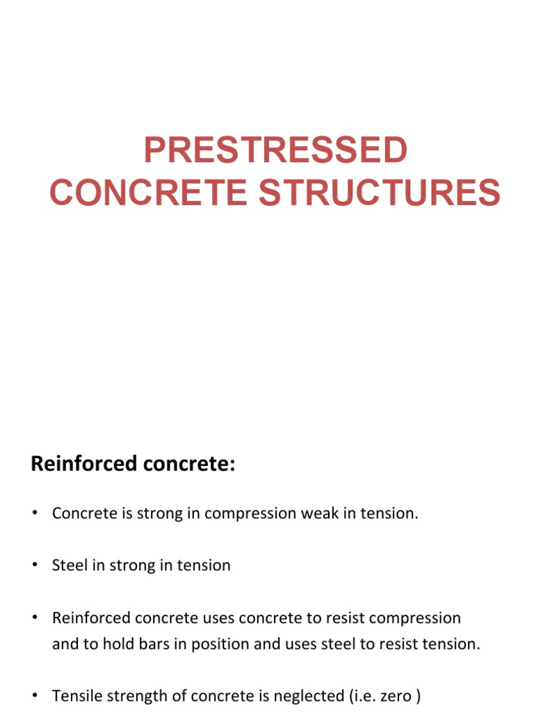 Overview of Prestressed Concrete | PDF | Prestressed Concrete ...