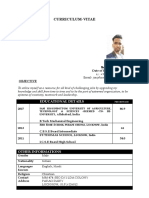 Curriculum-Vitae: Samuel Joseph