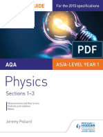 AQA ASA Level Year 1 Physics Student Guide Sections 1-3 PDF