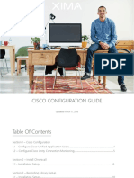 Cisco Configuration Guide: Updated March 17, 2016