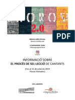 Informació Procés de Selecció Xhoros 2.0