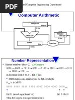 Computer Arithmetic: Electrical and Computer Engineering Department