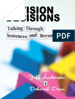 Revision Decisions Talking Through Sentences and Beyond PDF