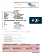 Present Simple Revision Tarefa