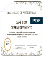Certificado Participacap