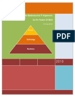 Looking Beyond Business and IT Alignment: Go For Fusion of Both