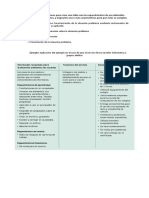 Guía instrucciones para crear tabla con los requerimientos de uso 2°M