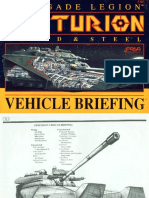 Renegade Legion - Fasa5303 - Centurion Vehicle Briefing - Blood & Steel PDF