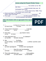 Complete These Sentences Using The Present Perfect Tense