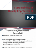 Sustainability of Quality Improvement