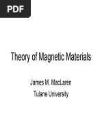 Magnetism and Magnetic Materials