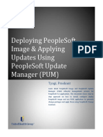 Deploying PeopleSoft Image and Using PUM To Apply Updates