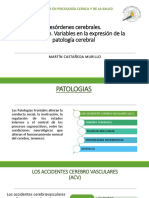 Desórdenes Cerebrales. Clasificación. Variables en La Expresión de La Patología Cerebral