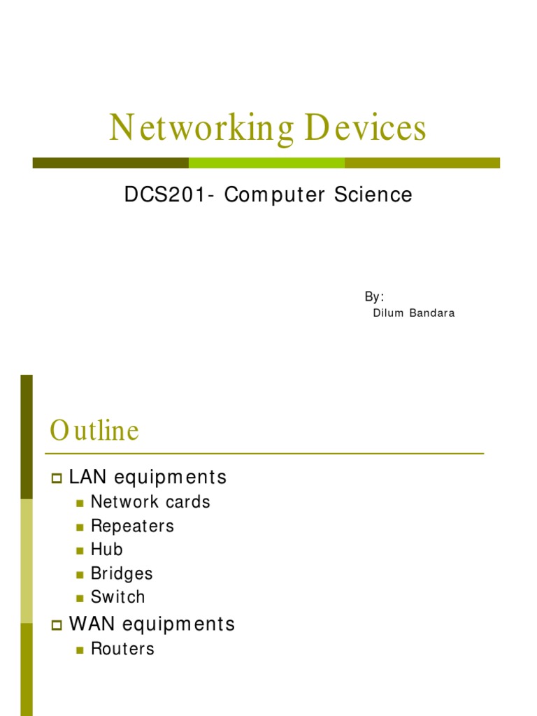 Networkingdevices View | PDF | Science & Mathematics | Computers