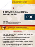 [Materi] Laudon - Management Information Systems 12 - Chapter 10 E-COMMERCE PASAR DIGITAL, BARANG DIGITAL