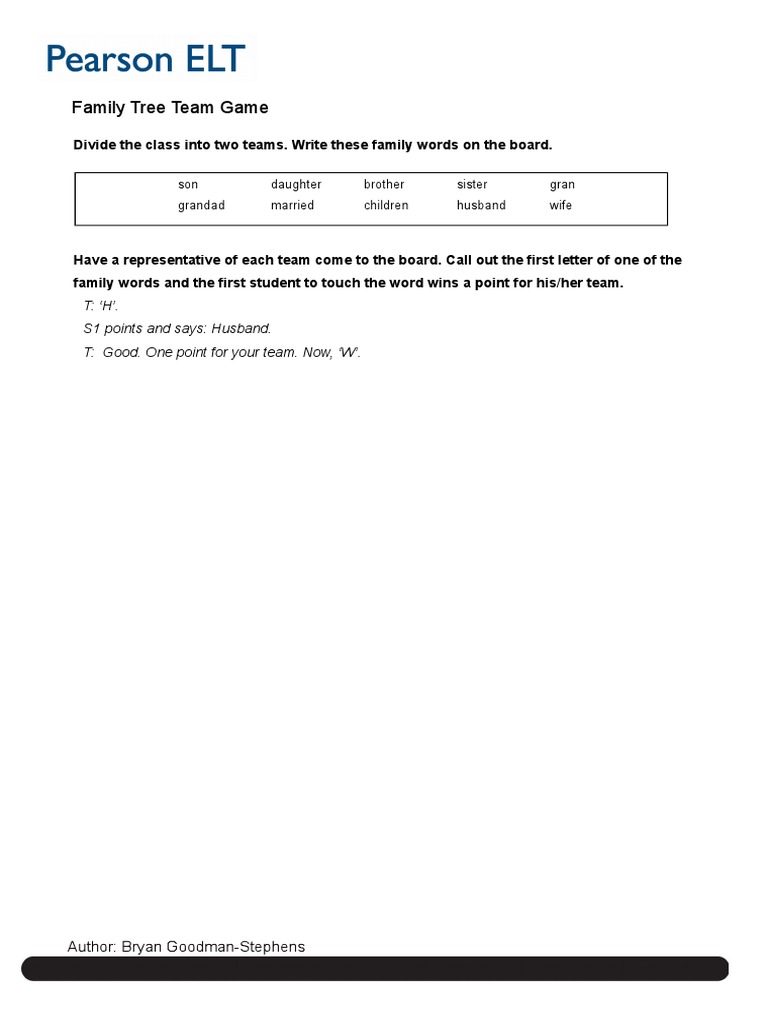 GBBJG10112434 Family Tree Team Game | PDF