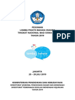 Pedoman Lomba Bahasa Inggris - 7 Mei 2019