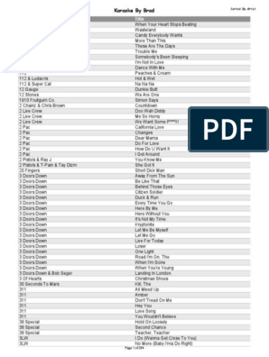 KBBMasterArtistSongBook PDF, PDF, Adele