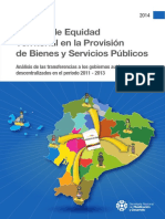 Modelo de Equidad Territorial PDF