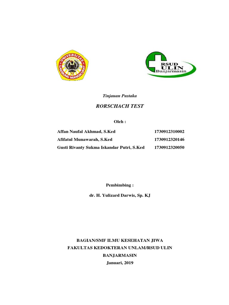 Test Rorschach Pdf