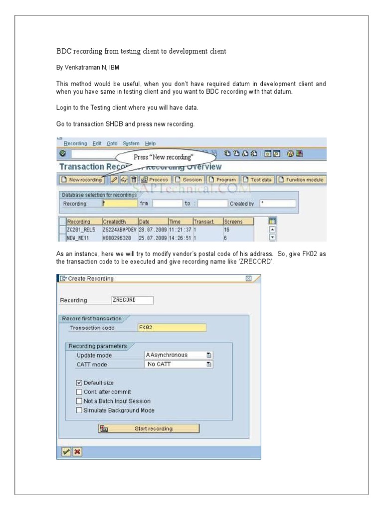 BDC Recording Transfer: Testing to Development | PDF | Business | Computers