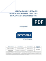 Guia Rapida para Arranque de Bomba Triplex - Ex605