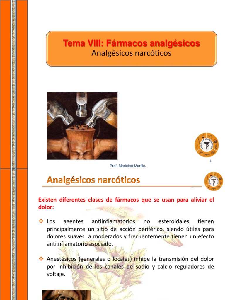 Analgesicos Narcoticos PQM 2018 PDF | PDF | Opioide | Fentanilo
