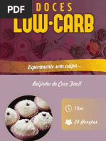 Doces Low Carb - eBook Grátis