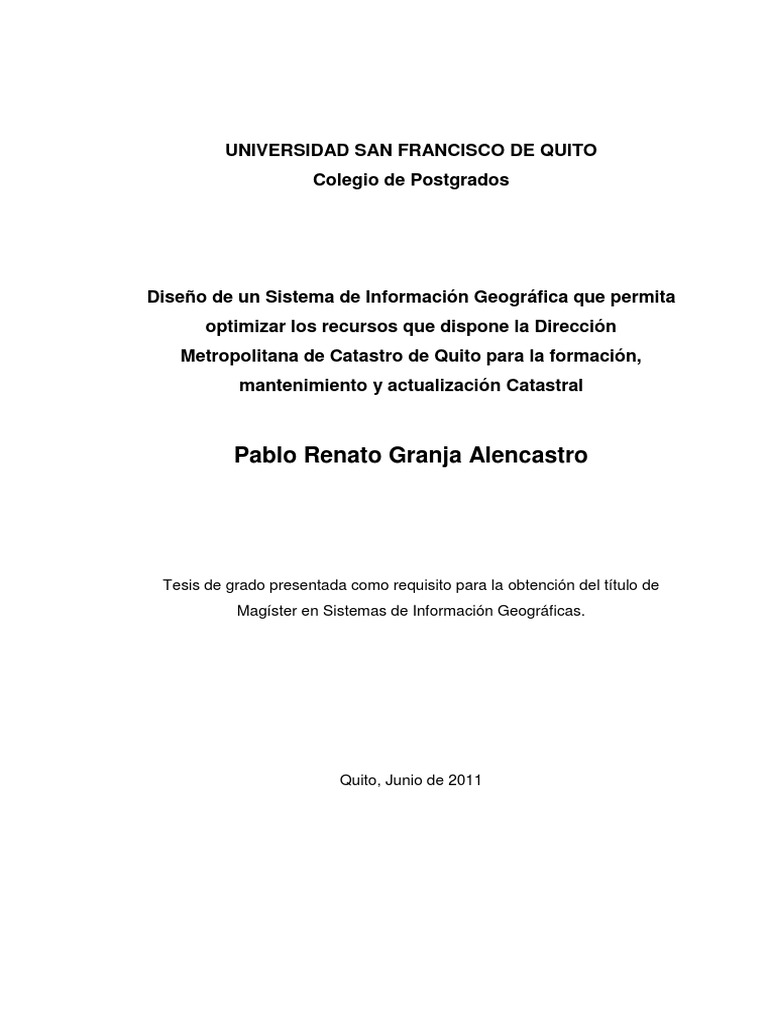 3 Cuerpo 1 Pdf Sistema De Informacion Geografica Planificacion