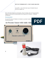 Air Pressure Sensor With Audio Alarm