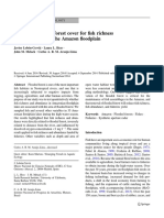 Lobón-Cerviá Et Al - 2015 - The Importance of Forest Cover For Fish Richness and Abundance On The Amazon Floodplain