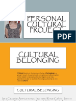 personal cultural project