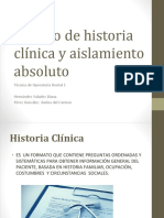 Técnica de aislamiento absoluto en odontología