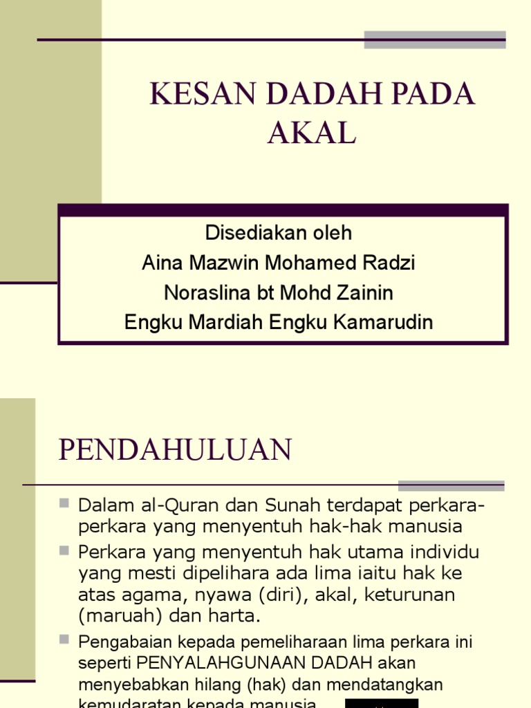 Kesan Dadah Pada Akal Gp3 Pdf