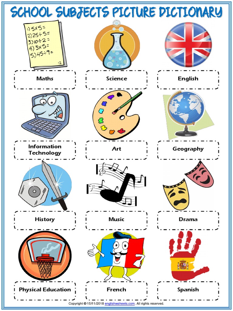 Shool Subjects | PDF