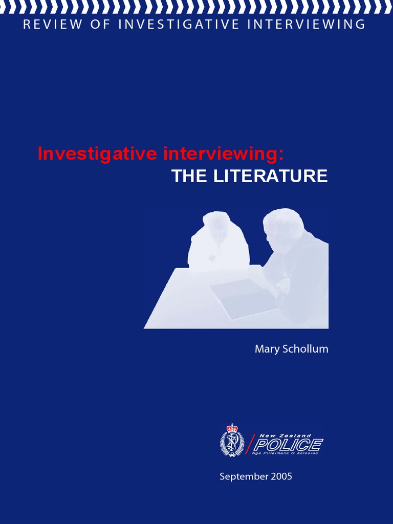 Overview of the PEACE Method | PDF | Police | Witness