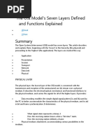 The OSI Model