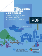 Manual de Planeamiento Urbanístico en Euskadi: para La Mitigación Y Adaptación Al Cambio Climático