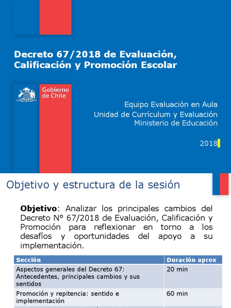Decreto 67 - Evaluacion | PDF | Evaluación | Planificación