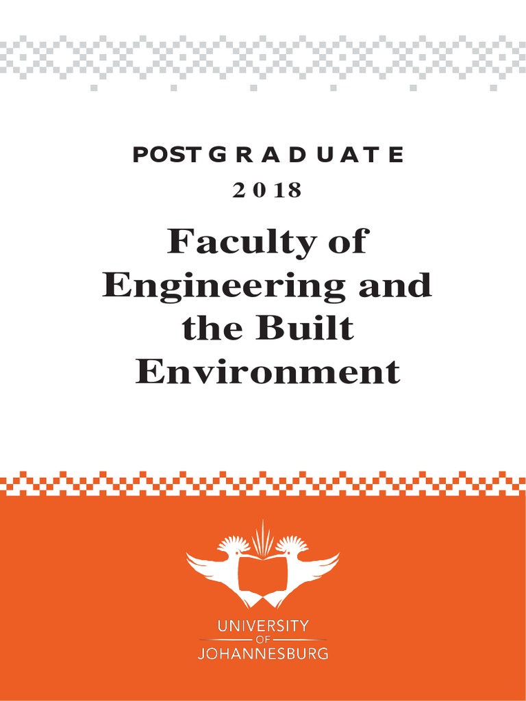UJ Postgraduate Yearbook 2018 | PDF | Academic Degree | Postgraduate