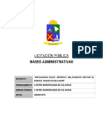 Bases Administrativas Instalación Pasto Sintético